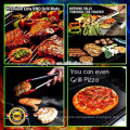 China nonstick oven liners reusable heat resistant bbq grill mat complied in FDA